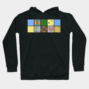 Over the Rainbow Design Blocks Hoodie